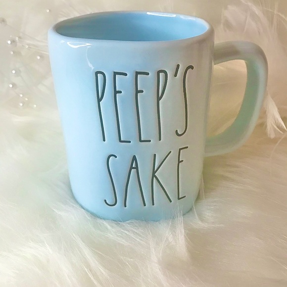 💙 RAE DUNN 💙 PEEP’S SAKE BLUE MUG - Picture 2 of 4